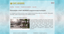 Desktop Screenshot of fastgrinder.hu